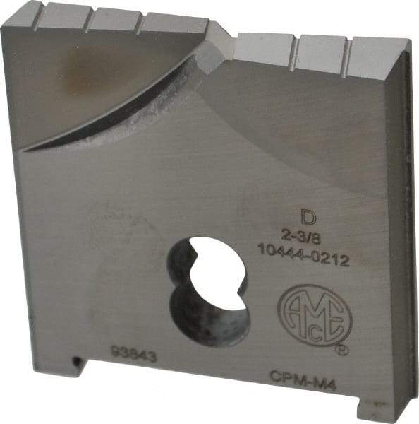 Allied Machine and Engineering - 2-3/8" Diam x 3/8" Thick, Seat Code D, Flat Bottom Spade Drill Insert - Uncoated Powdered Metal, Powdered Metal, Series D - Americas Industrial Supply