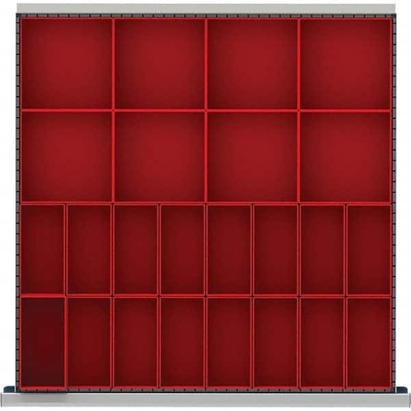 LISTA - 24-Compartment Drawer Divider Layout for 3.15" High Drawers - Americas Industrial Supply