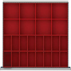 LISTA - 24-Compartment Drawer Divider Layout for 3.15" High Drawers - Americas Industrial Supply