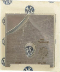 Allied Machine and Engineering - 2-5/8" Diam x 7/16" Thick, Seat Code E, Flat Bottom Spade Drill Insert - Uncoated Powdered Metal, Powdered Metal, Series E - Americas Industrial Supply