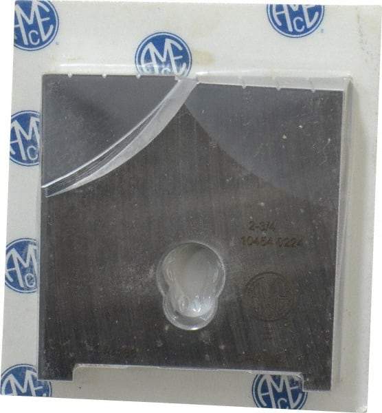 Allied Machine and Engineering - 2-3/4" Diam x 7/16" Thick, Seat Code E, Flat Bottom Spade Drill Insert - Uncoated Powdered Metal, Powdered Metal, Series E - Americas Industrial Supply
