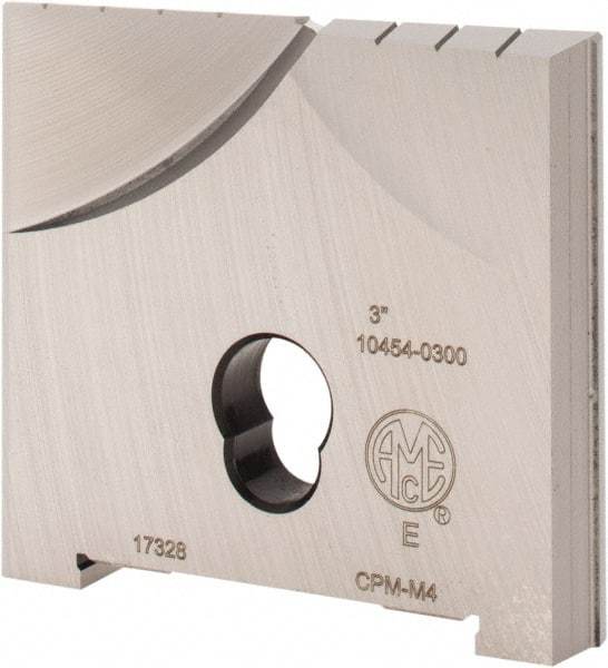 Allied Machine and Engineering - 3" Diam x 7/16" Thick, Seat Code E, Flat Bottom Spade Drill Insert - Uncoated Powdered Metal, Powdered Metal, Series E - Americas Industrial Supply