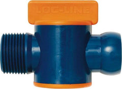 Loc-Line - 3/4" ID Coolant Hose NPT Valve - Male to Female Connection, Acetal Copolymer Body, NPT, Use with Loc-Line Modular Hose Systems - Americas Industrial Supply