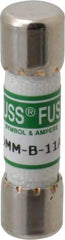 Cooper Bussmann - 1,000 VAC/VDC, 11 Amp, Fast-Acting General Purpose Fuse - 38.1mm OAL, 10mm Diam - Americas Industrial Supply