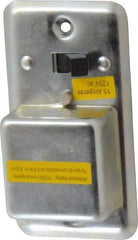 Cooper Bussmann - 125 VAC, Indicating Fuse Cover - For Use with 2-1/4 Inch Handy Boxes, FUSTAT Plug Fuses and FUSTRON Plug Fuses - Americas Industrial Supply