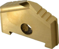 Allied Machine and Engineering - 1-5/8" Diam x 9/32" Thick, Seat Code B, 130° Included Angle Spade Drill Insert - TiN Coated, High Speed Steel, Series B - Americas Industrial Supply