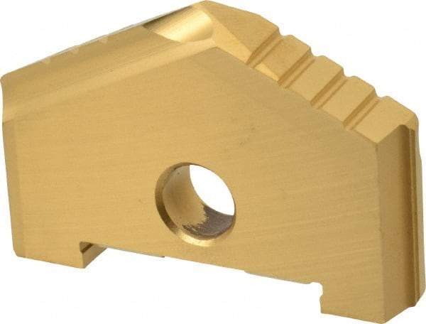 Allied Machine and Engineering - 1-3/4" Diam x 9/32" Thick, Seat Code B, 130° Included Angle Spade Drill Insert - TiN Coated, High Speed Steel, Series B - Americas Industrial Supply