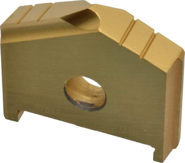 Allied Machine and Engineering - 1-9/16" Diam x 11/16" Thick, Seat Code C, 130° Included Angle Spade Drill Insert - TiN Coated, High Speed Steel, Series C - Americas Industrial Supply