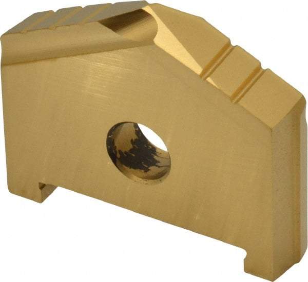 Allied Machine and Engineering - 1-23/32" Diam x 5/16" Thick, Seat Code C, 130° Included Angle Spade Drill Insert - TiN Coated, High Speed Steel, Series C - Americas Industrial Supply
