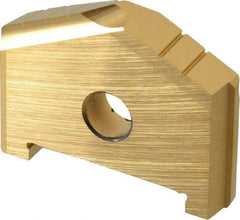 Allied Machine and Engineering - 1-3/4" Diam x 5/16" Thick, Seat Code C, 130° Included Angle Spade Drill Insert - TiN Coated, High Speed Steel, Series C - Americas Industrial Supply
