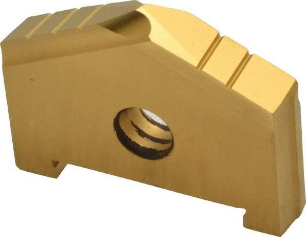 Allied Machine and Engineering - 1-27/32" Diam x 5/16" Thick, Seat Code C, 130° Included Angle Spade Drill Insert - TiN Coated, High Speed Steel, Series C - Americas Industrial Supply
