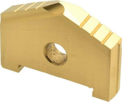 Allied Machine and Engineering - 1-29/32" Diam x 5/16" Thick, Seat Code C, 130° Included Angle Spade Drill Insert - TiN Coated, High Speed Steel, Series C - Americas Industrial Supply