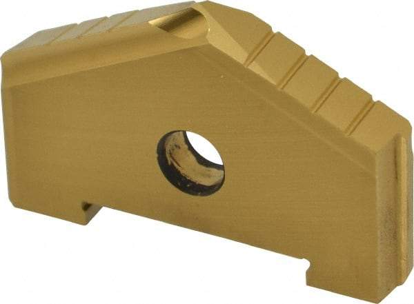 Allied Machine and Engineering - 2-3/16" Diam x 5/8" Thick, Seat Code C, 130° Included Angle Spade Drill Insert - TiN Coated, High Speed Steel, Series C - Americas Industrial Supply