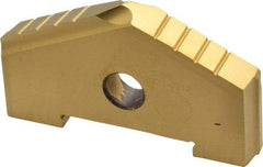 Allied Machine and Engineering - 2-3/8" Diam x 5/16" Thick, Seat Code C, 130° Included Angle Spade Drill Insert - TiN Coated, High Speed Steel, Series C - Americas Industrial Supply
