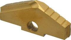Allied Machine and Engineering - 2-3/4" Diam x 3/8" Thick, Seat Code D, 130° Included Angle Spade Drill Insert - TiN Coated, High Speed Steel, Series D - Americas Industrial Supply