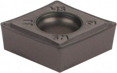 Iscar - CCMT432 SM Grade IC907 Carbide Turning Insert - 80° Diamond, 1/2" Inscr Circle, 3/16" Thick, 1/32" Corner Radius - Americas Industrial Supply
