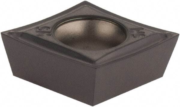 Iscar - CPGT3-0.004 SM Grade IC907 Carbide Turning Insert - 80° Diamond, 3/8" Inscr Circle, 5/32" Thick, 0.0039" Corner Radius - Americas Industrial Supply