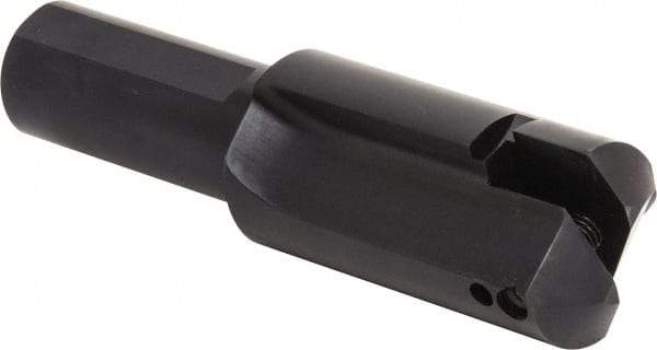 Allied Machine and Engineering - Series E, 2-1/2 to 3-3/8" Diam, 1-3/4" Diam Straight Shank, Straight Flute Spade Drill - 5-1/2" Max Depth, 6-1/16" Body Length, 9" OAL, Short Length - Americas Industrial Supply