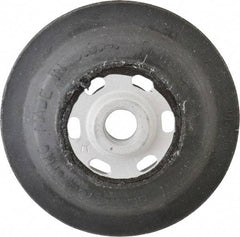 Made in USA - 4-1/2" Diam Disc Backing Smooth Backing Pad - 5/8" Shank Diam, Medium Density, 11,000 RPM - Americas Industrial Supply
