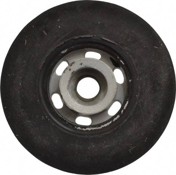 Made in USA - 4-1/2" Diam Disc Backing Smooth Backing Pad - 5/8" Shank Diam, Hard Density, 11,000 RPM - Americas Industrial Supply