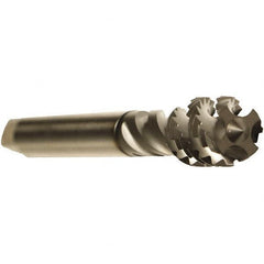 Emuge - 9/16-18 UNF 5 Flute 2B Modified Bottoming Spiral Flute Tap - Cobalt, GLT-1 Finish, 3.937" OAL, Right Hand Flute, Right Hand Thread, Series Enorm - Americas Industrial Supply