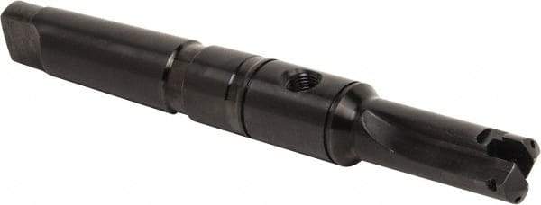 Allied Machine and Engineering - Series A, 31/32 to 1-3/8" Diam, 4MT Taper Shank, Straight Flute Spade Drill - 3" Max Depth, 5-15/32" Body Length, 9-9/16" OAL, Short Length, Through Coolant - Americas Industrial Supply