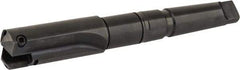 Allied Machine and Engineering - Series C, 1-1/2 to 2-3/8" Diam, 4MT Taper Shank, Straight Flute Spade Drill - 4" Max Depth, 6-15/16" Body Length, 10-9/16" OAL, Short Length, Through Coolant - Americas Industrial Supply