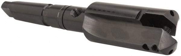 Allied Machine and Engineering - Series D, 2 to 2-7/8" Diam, 4MT Taper Shank, Straight Flute Spade Drill - 4-1/2" Max Depth, 7-7/16" Body Length, 11-1/16" OAL, Short Length, Through Coolant - Americas Industrial Supply