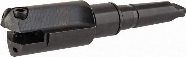 Allied Machine and Engineering - Series F, 3 to 3-7/8" Diam, 5MT Taper Shank, Straight Flute Spade Drill - 5-1/2" Max Depth, 9-5/16" Body Length, 13-15/16" OAL, Short Length, Through Coolant - Americas Industrial Supply