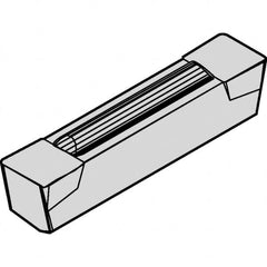 Kennametal - 400G Grade KY3500, 4mm Cutting Width Ceramic-SI Grooving Insert - 3.4mm Max Depth of Cut, Neutral, 0.4mm Corner Radius - Americas Industrial Supply