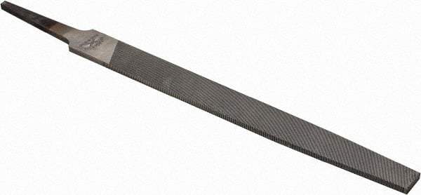 Nicholson - 6" Long, Smooth Cut, Mill American-Pattern File - Single Cut, 7/64" Overall Thickness, Tang - Americas Industrial Supply