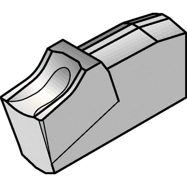 Kennametal - A2022 CR KT315 Grade, 0.0866" Cutting Width, Cermet Cutoff Insert - 0° Neutral Lead Angle, 0.0079" Cnr Rad, TiN/TiCN/TiN Coated - Americas Industrial Supply