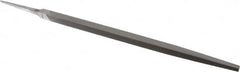 Nicholson - 12" Long, Smooth Cut, Square American-Pattern File - Double Cut, Tang - Americas Industrial Supply