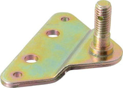 Value Collection - 0.39" Diam Yellow Zinc Offset Bracket - For Hydraulic Dampers & Gas Springs - Americas Industrial Supply