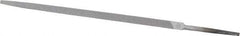 Nicholson - 5" Long, Taper American-Pattern File - Single Cut, Tang - Americas Industrial Supply