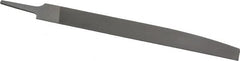 Nicholson - 10" Long, Smooth Cut, Knife American-Pattern File - Double Cut, 1/4" Overall Thickness, Tang - Americas Industrial Supply