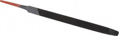 Simonds File - 6" Long, Bastard Cut, Taper American-Pattern File - Single Cut, 15/32" Overall Thickness, Tang - Americas Industrial Supply