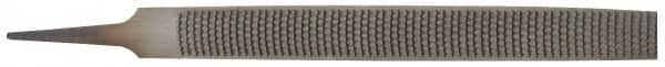 Nicholson - 8" Long x 29/32" Wide x 1/4" Thick Cabinet Half Round Rasp - Second Cut - Americas Industrial Supply