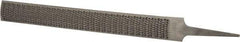 Nicholson - 10" Long x 1-1/8" Wide x 9/32" Thick Cabinet Half Round Rasp - Second Cut - Americas Industrial Supply