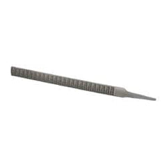 Nicholson - 8" Long x 25/32" Wide x 5/16" Thick Half Round Wood Rasp - Bastard Cut - Americas Industrial Supply