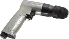 Ingersoll-Rand - 3/8" Reversible Keyless Chuck - Pistol Grip Handle, 2,000 RPM, 4 CFM, 0.5 hp, 85 psi - Americas Industrial Supply