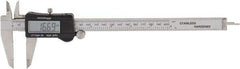 Value Collection - 0 to 200mm Range, 0.01mm Resolution, Electronic Caliper - Steel with Steel Jaws, 0.001" Accuracy - Americas Industrial Supply