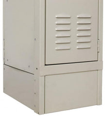 Hallowell - 18" Wide x 6" High, Locker Closed Front Base - Americas Industrial Supply