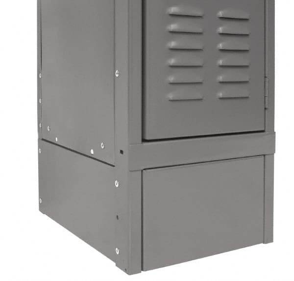 Hallowell - 6" High x 21" Deep, Locker Closed Side Base - Americas Industrial Supply