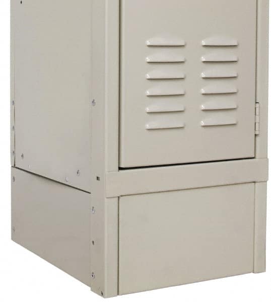 Hallowell - 6" High x 21" Deep, Locker Closed Side Base - Americas Industrial Supply