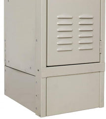 Hallowell - 6" High x 21" Deep, Locker Closed Side Base - Americas Industrial Supply