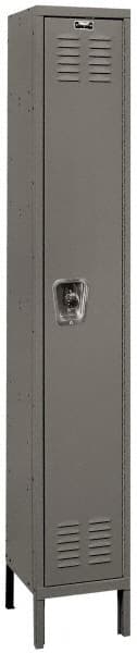 Hallowell - 1 Door, 1 Tier, Ready-Built Wardrobe & Box Lockers - Americas Industrial Supply
