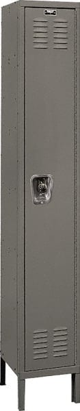 Hallowell - 1 Door, 1 Tier, Ready-Built Wardrobe & Box Lockers - Americas Industrial Supply