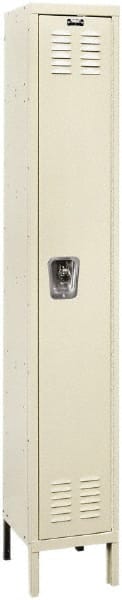 Hallowell - 1 Door, 1 Tier, Ready-Built Wardrobe & Box Lockers - Americas Industrial Supply