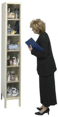 Hallowell - 6 Door, 6 Tier, Safety-View Plus Box Lockers - Americas Industrial Supply